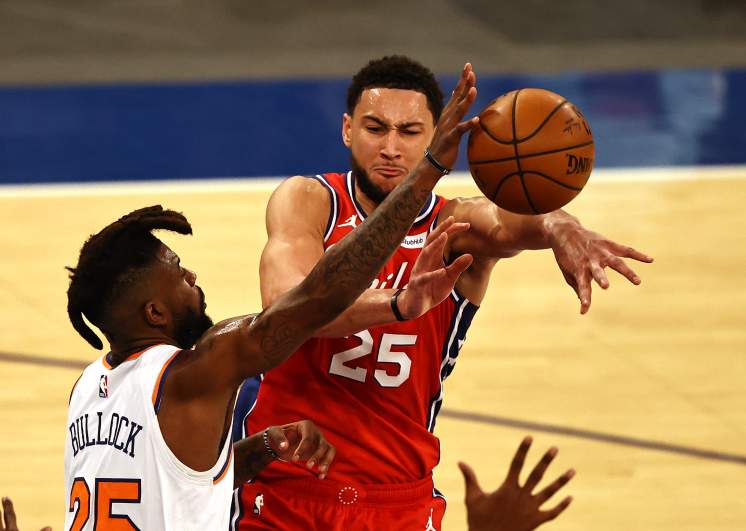Philadelphia 76ers v New York Knicks