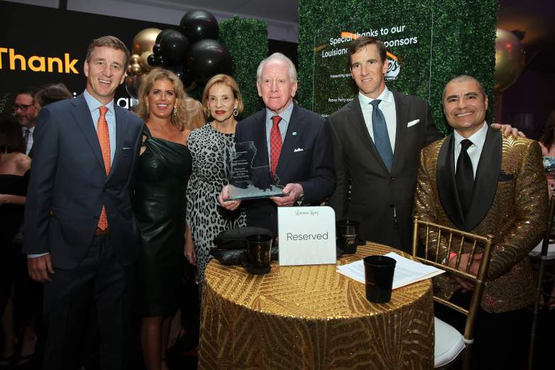 Raising Cane’s owner and founder Todd Graves joins good friends Archie, Eli and Cooper for Louisiana Legacy event, donates $1M to Manning Family Children’s Hospital