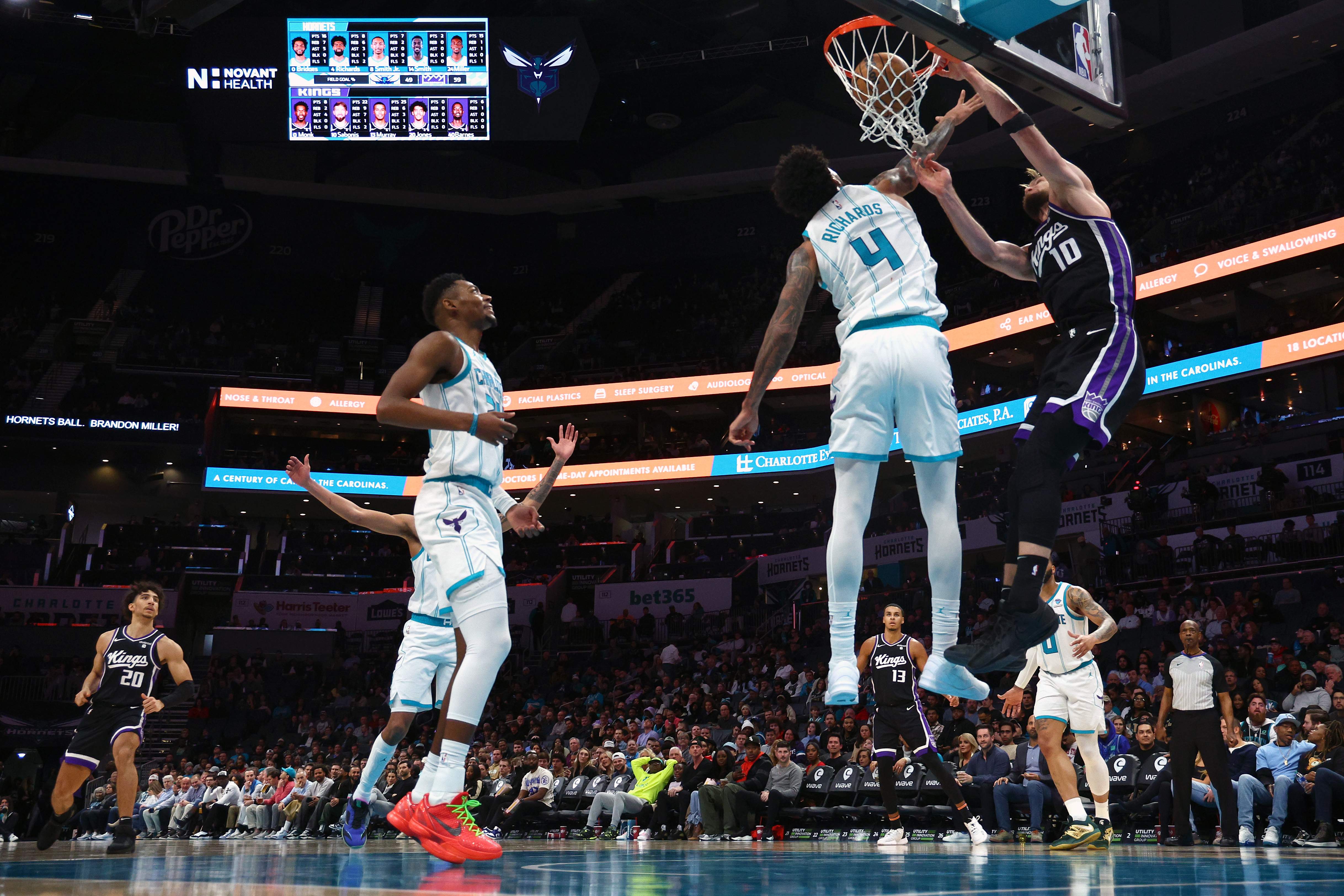 Sacramento Kings v Charlotte Hornets