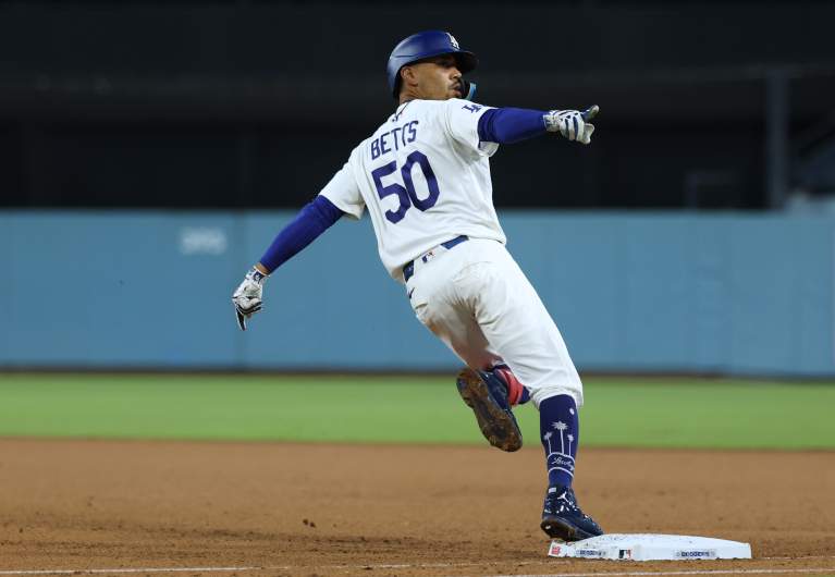 Los Angeles Dodgers shortstop Mookie Betts says win over San Diego Padres sends a statement.