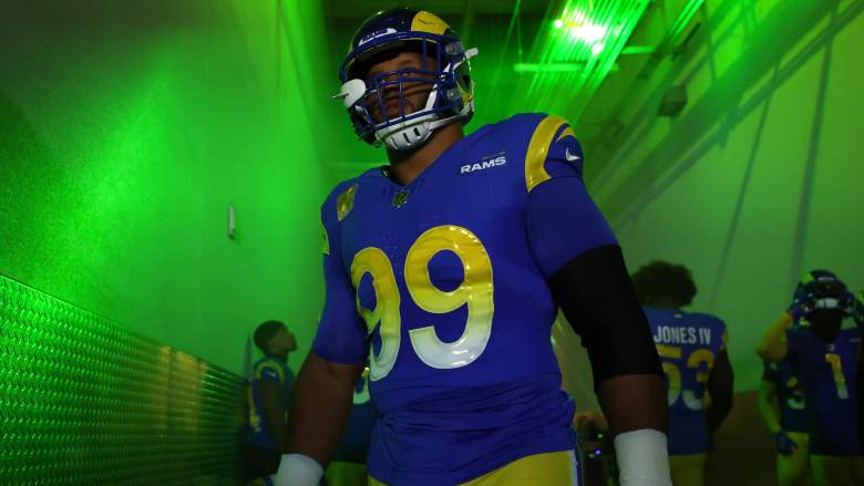 Los Angeles Rams defensive tackle Aaron Donald
