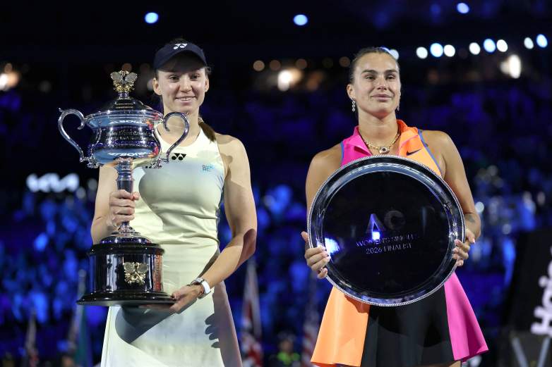 TENNIS-AUS-OPEN-PODIUM