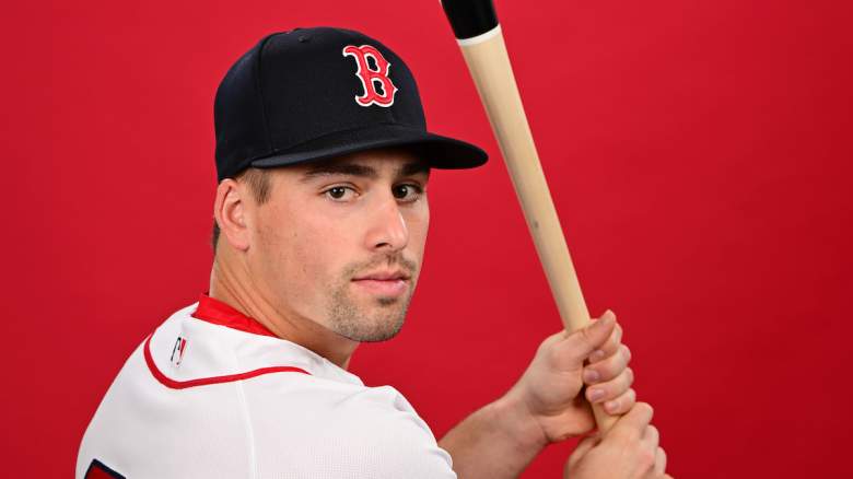 Tyler McDonough #91 of the Boston Red Sox poses for a picture