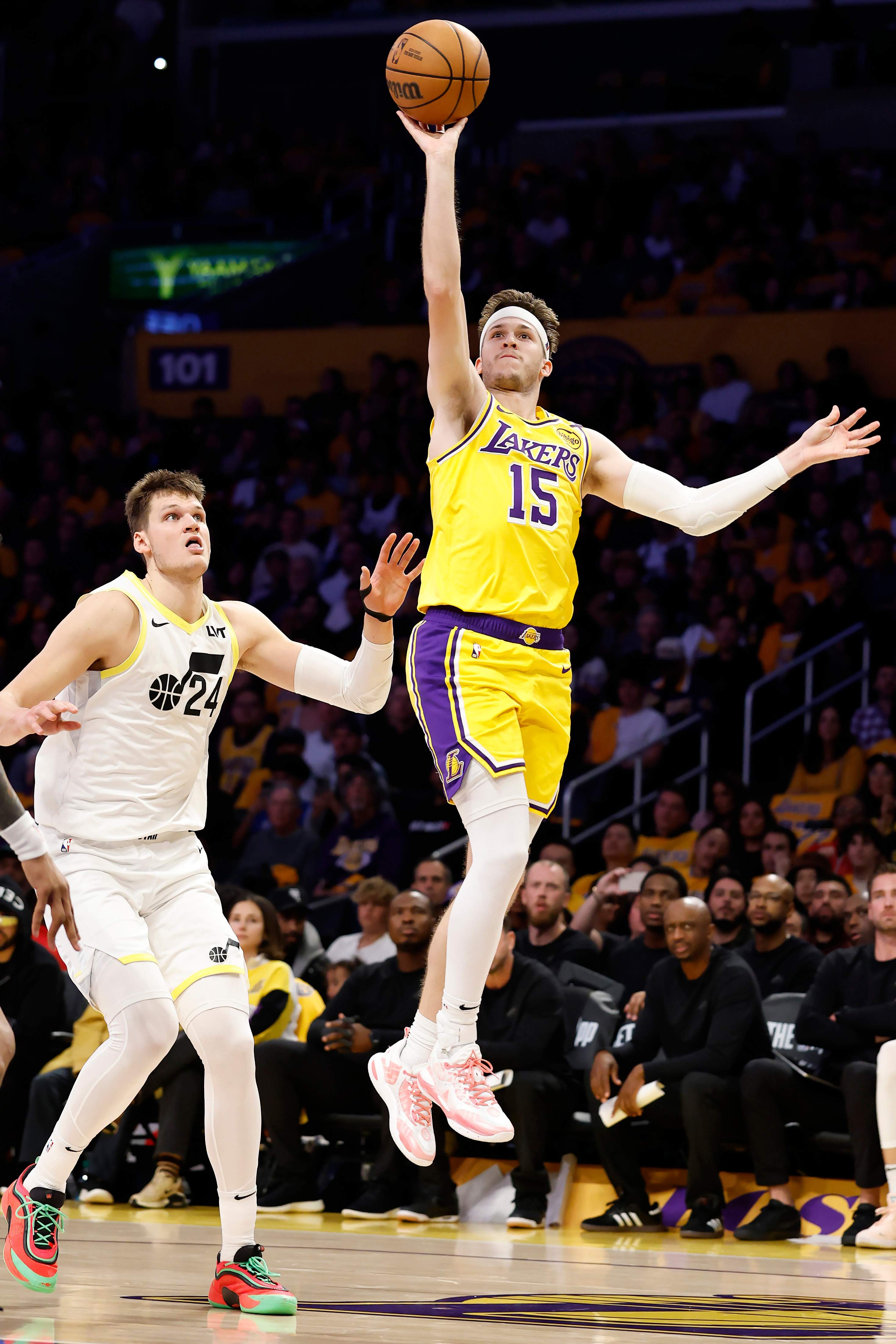 Utah Jazz v Los Angeles Lakers