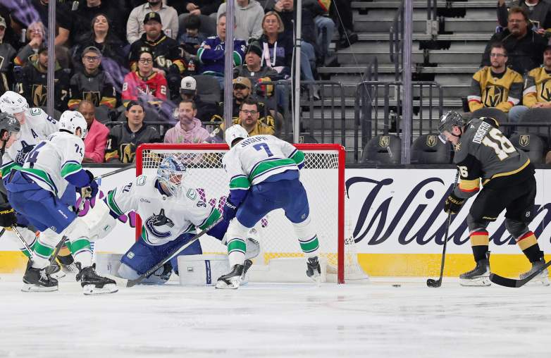 Vancouver Canucks v Vegas Golden Knights