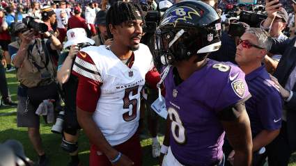 Ravens Rookie Trashes Commanders QB Jayden Daniels in Viral Video