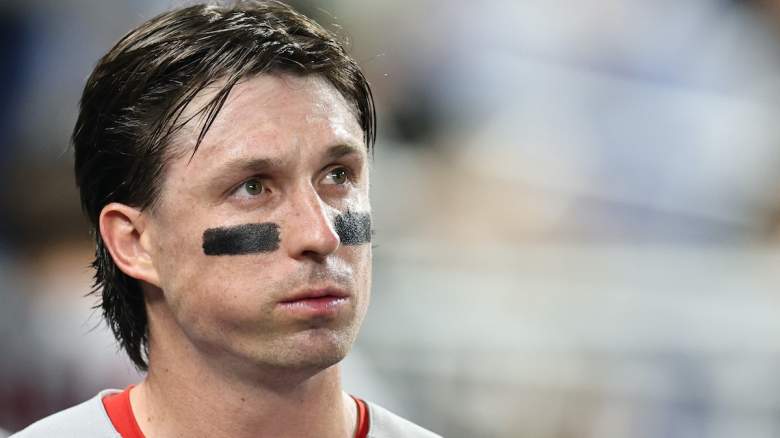 Nick Sogard #20 of the Boston Red Sox looks on
