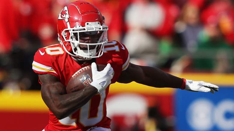 Tyreek Hill wide receiver Kansas City Chiefs