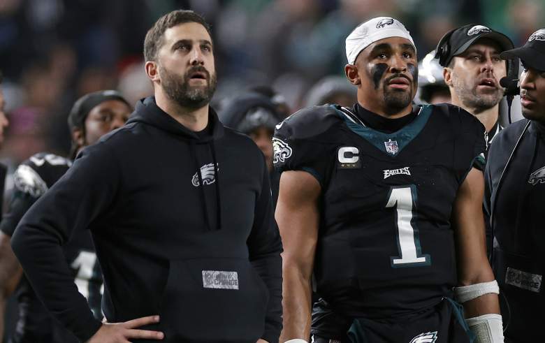Philadelphia Eagles head coach Nick Sirianni and QB Jalen Hurts