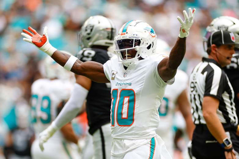 Former Miami Dolphins WR Tyreek Hill