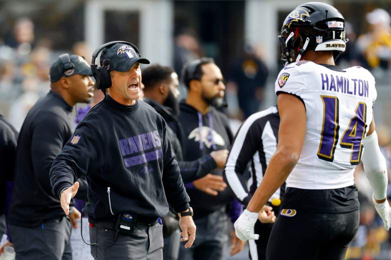 John Harbaugh & Kyle Hamilton