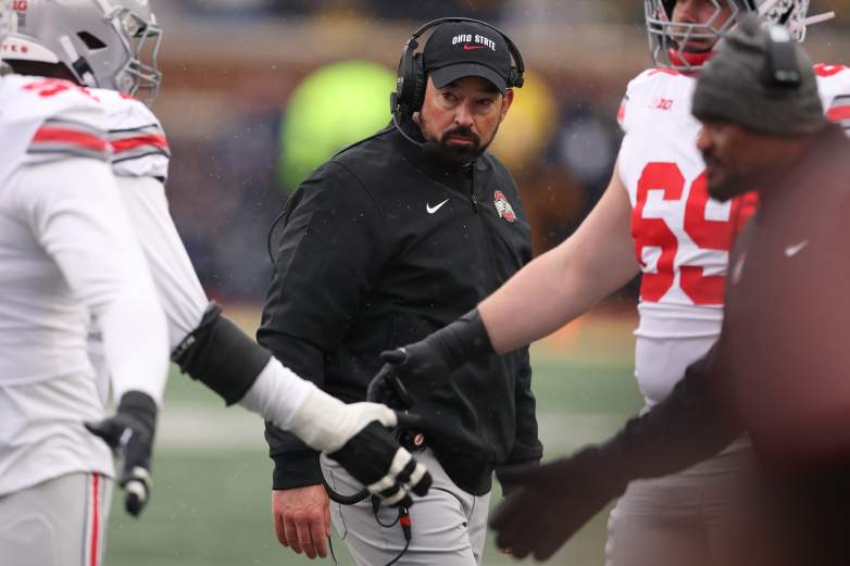 Ohio State head coach Ryan Day