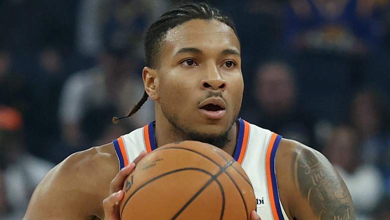 Deuce McBride #2 of the New York Knicks