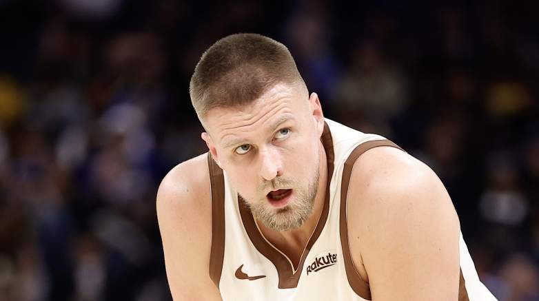 Golden State Warriors Kristaps Porzingis health update out indefinitely Steve Kerr Porzingis health status, Warriors Kristaps Porzingis trade idea, Warriors Trey Murphy trade, Warriors trade proposal