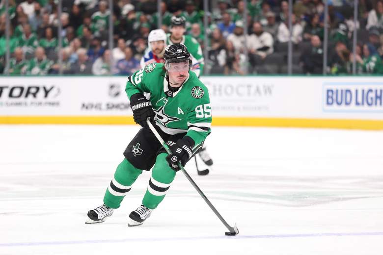 Matt Duchene skates for the Dallas Stars.