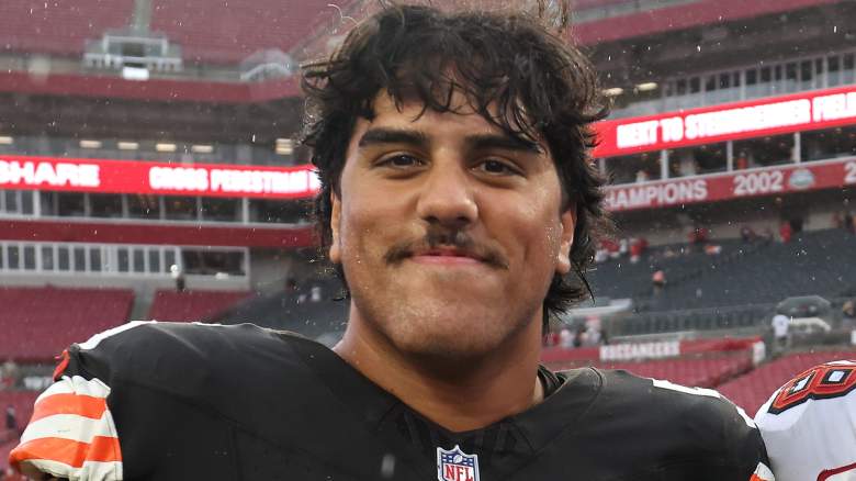 Spencer Fano #55 of the Cleveland Browns