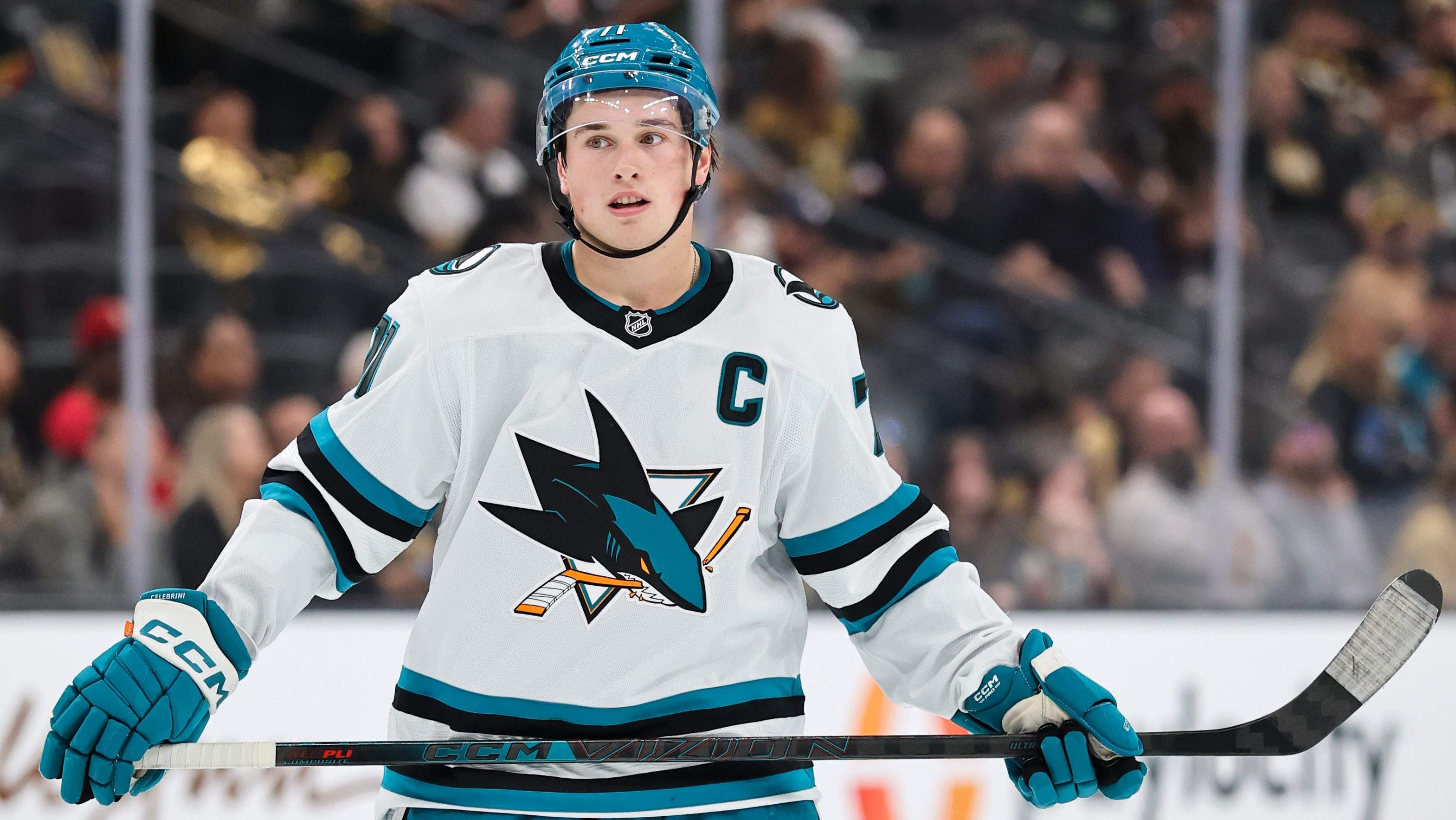 San Jose Sharks Captain Macklin Celebrini Listed as Day-to-Day