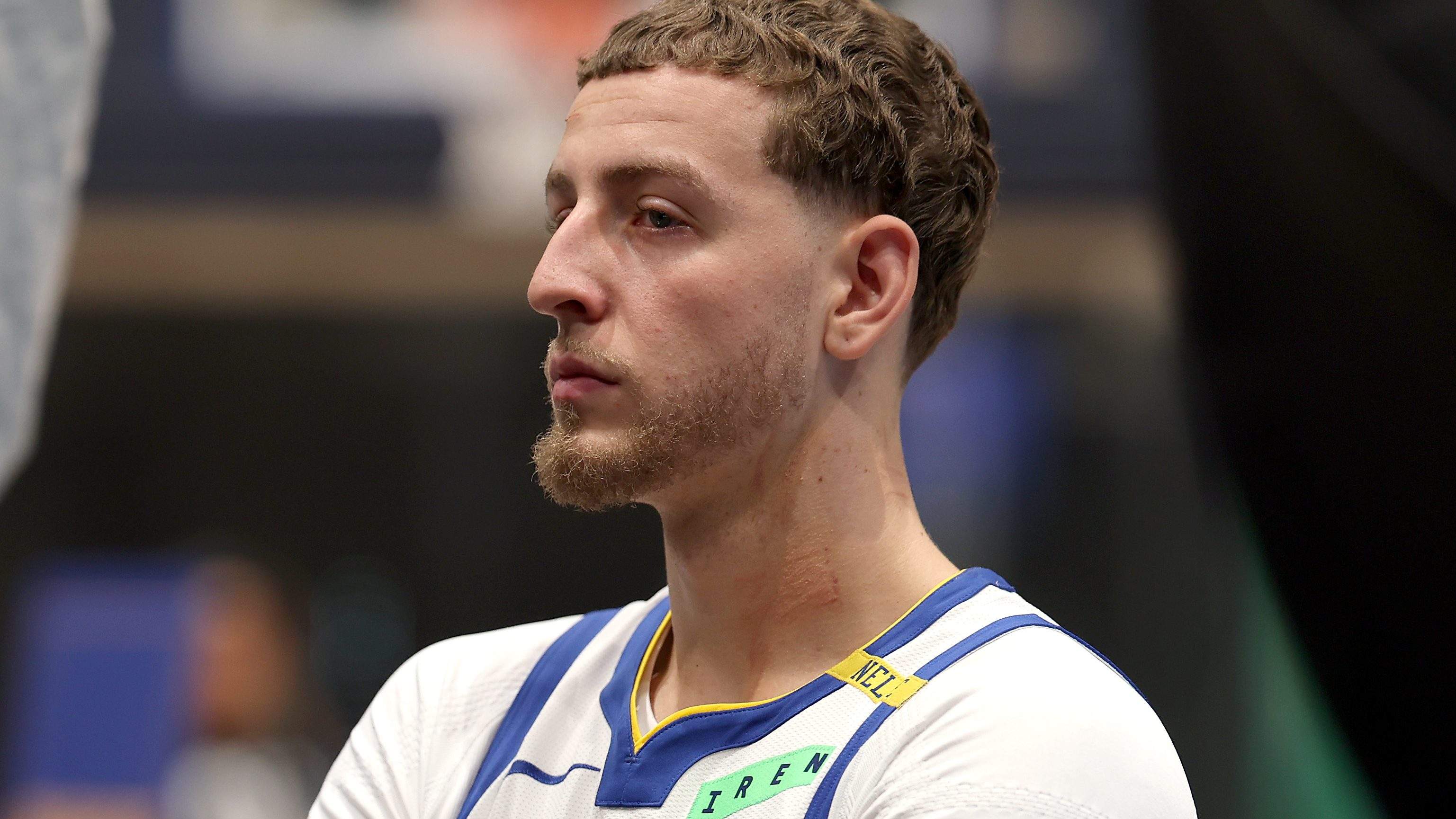 Brandin Podziemski #2 of the Golden State Warriors