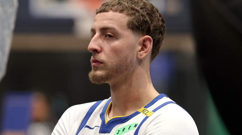 Brandin Podziemski #2 of the Golden State Warriors
