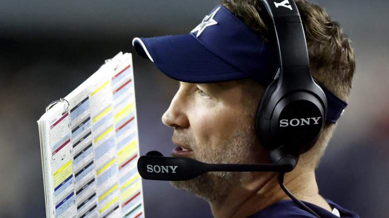 Head coach Brian Schottenheimer of the Dallas Cowboys