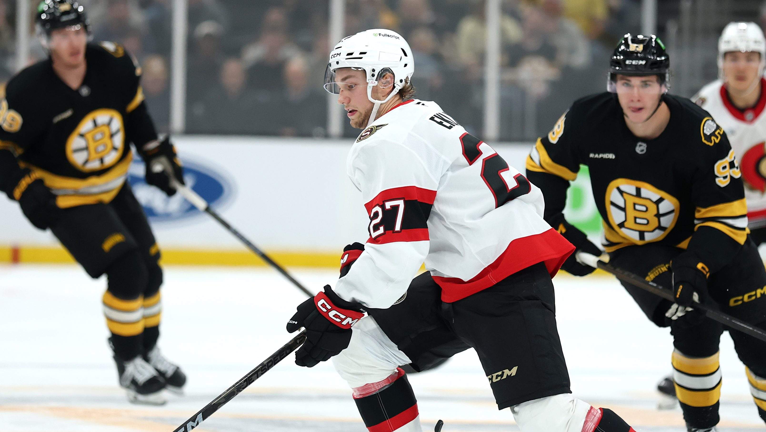 Senators’ William Eklund Suffers Gruesome Leg Injury