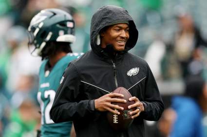 DeVonta Smith Gives 4-Word Injury Update About Playing Panthers