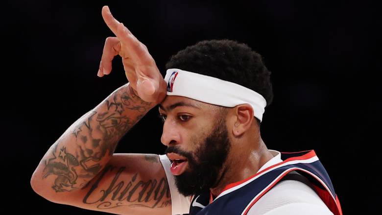 Anthony Davis #23 of the Washington Wizards