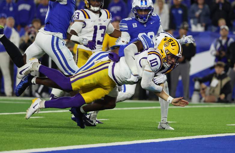 LSU QB Sam Leavitt