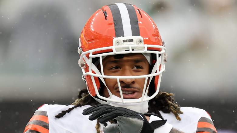 Cleveland Browns safety Grant Delpit.