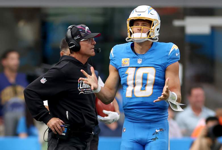 Justin Herbert quarterback Los Angeles Chargers