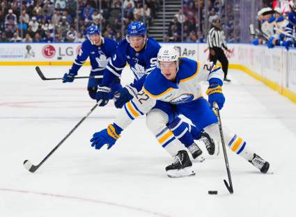 Sabres’ Jack Quinn Notches Gordie Howe Hat Trick vs. Maple Leafs