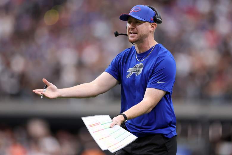 Buffalo Bills head coach Joe Brady