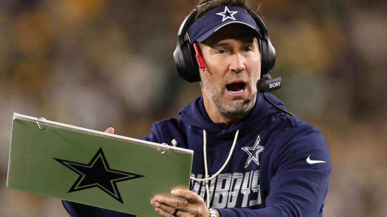 Head coach Brian Schottenheimer of the Dallas Cowboys