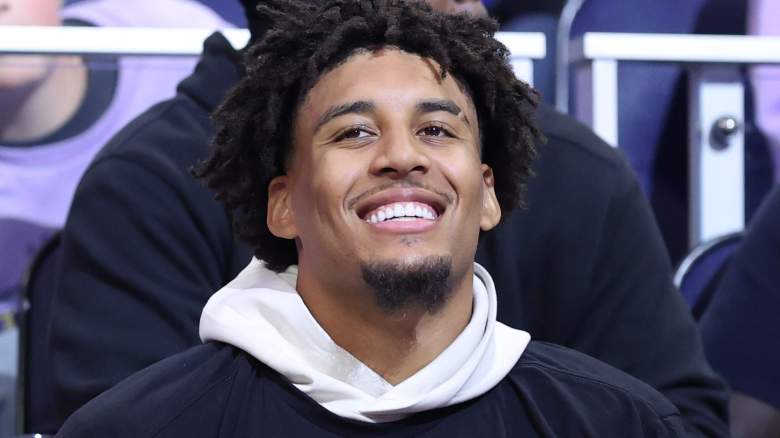 Yaxel Lendeborg #1 of the Golden State Warriors