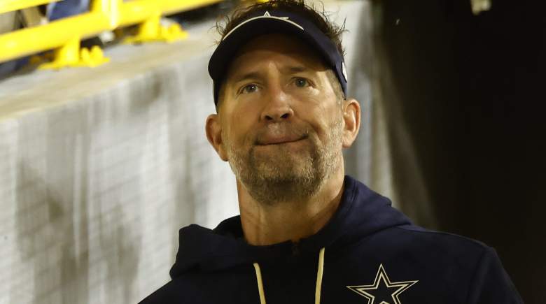 Head coach Brian Schottenheimer of the Dallas Cowboys