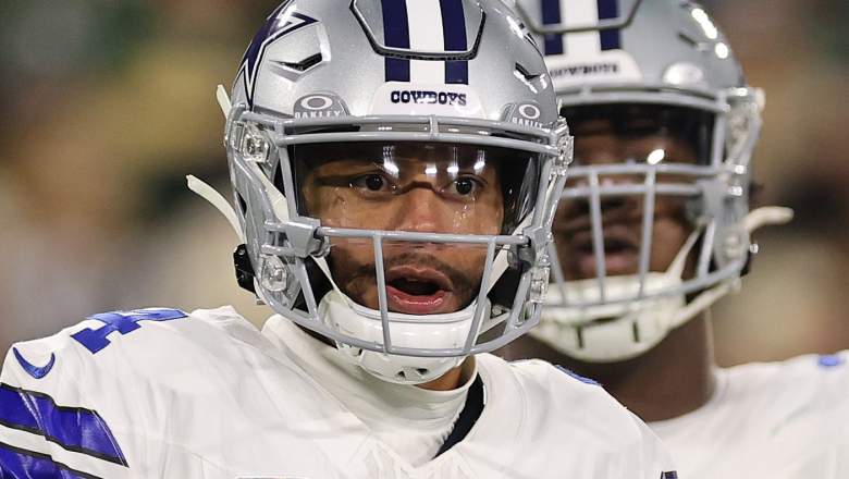 Dak Prescott #4 of the Dallas Cowboys