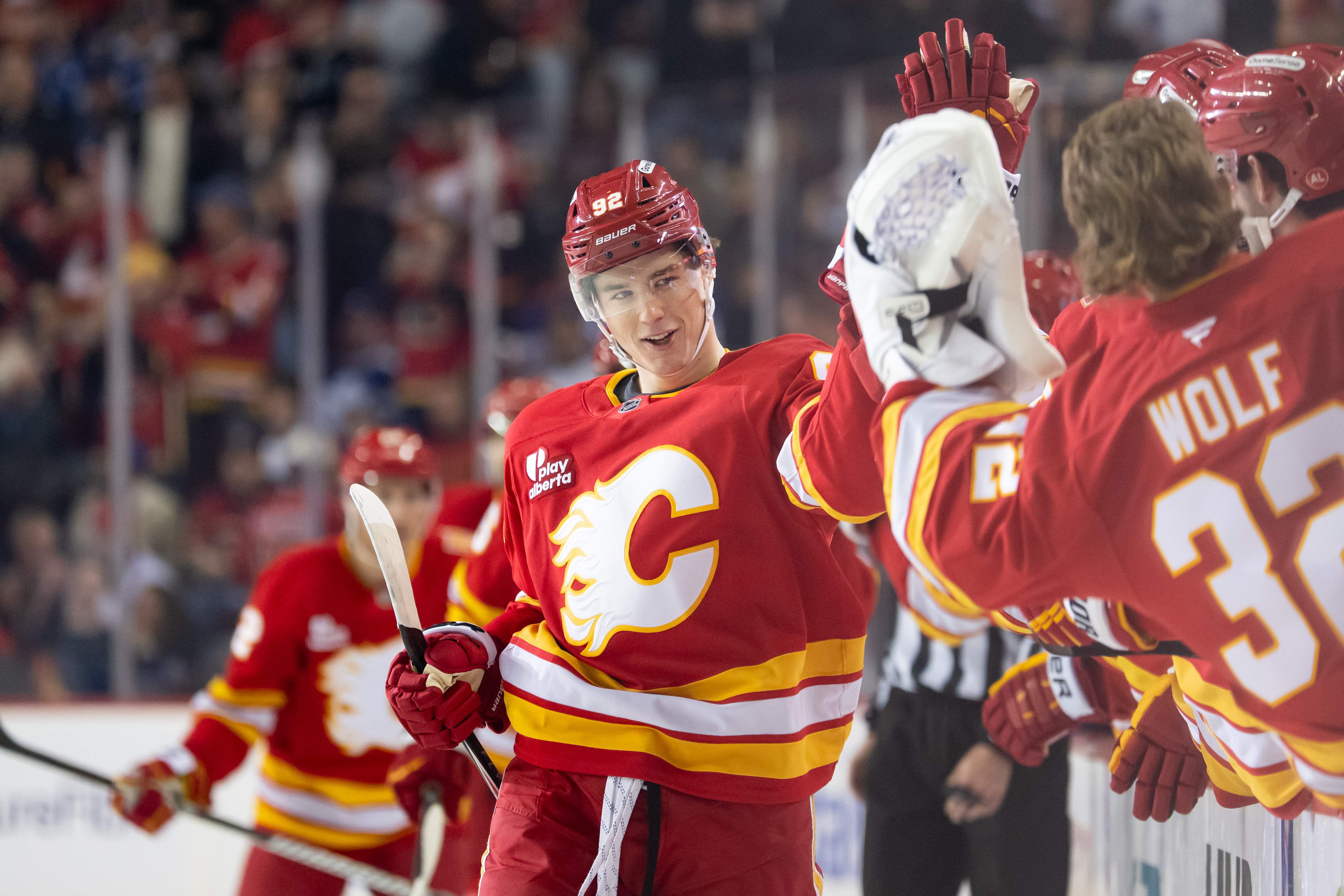 Flames’ Matvei Gridin Gets ‘Weird’ Mitch Marner Comparison After Maple Leafs Game