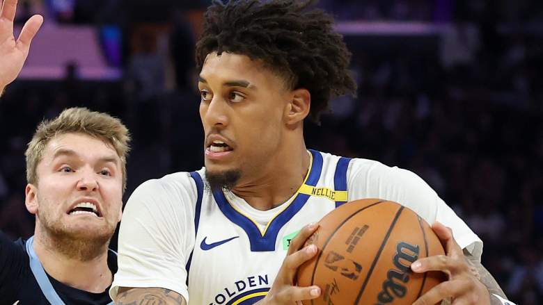 Yaxel Lendeborg #1 of the Golden State Warriors
