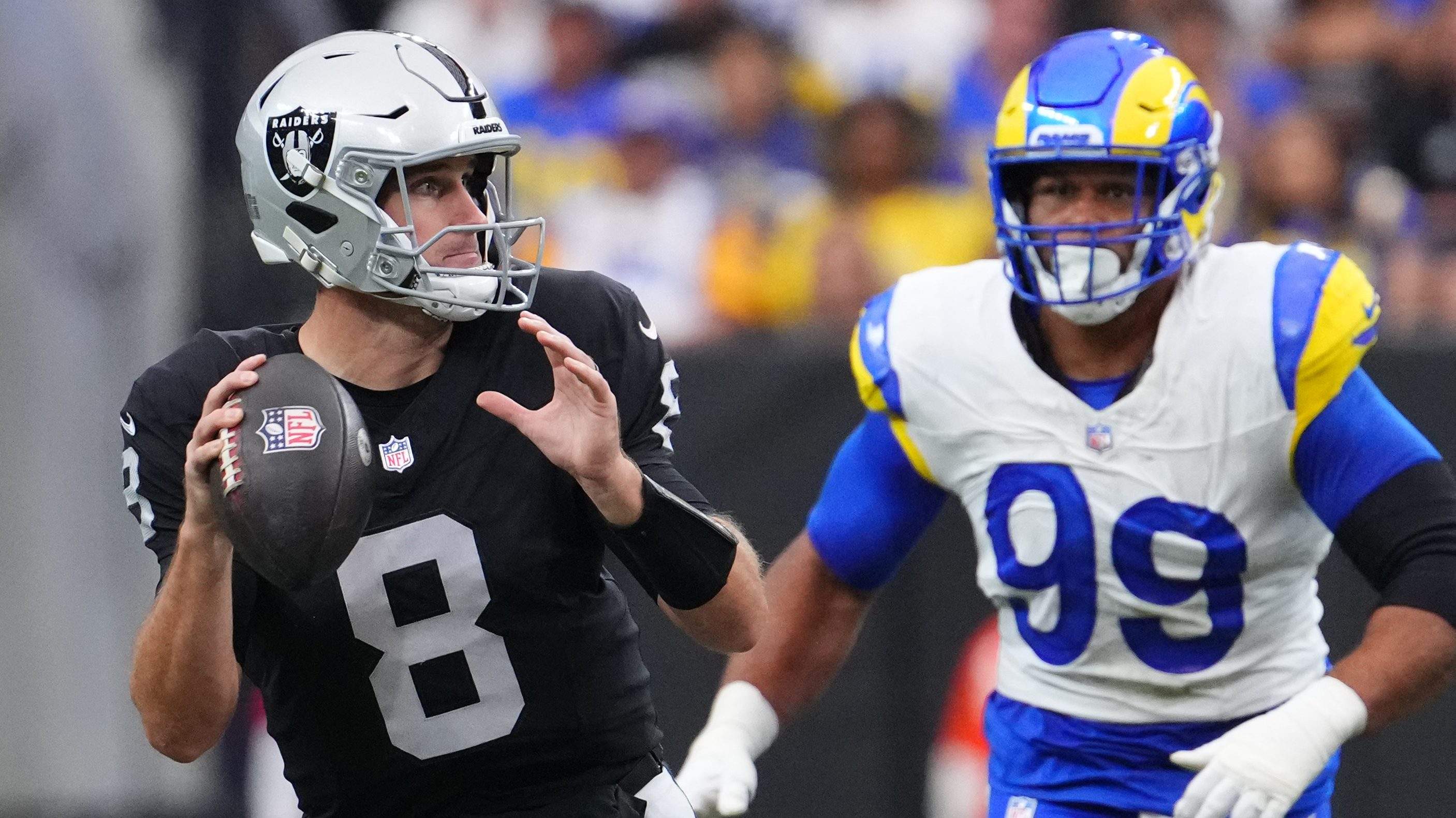 Kirk Cousins Aaron Donald Las Vegas Raiders Los Angeles Rams