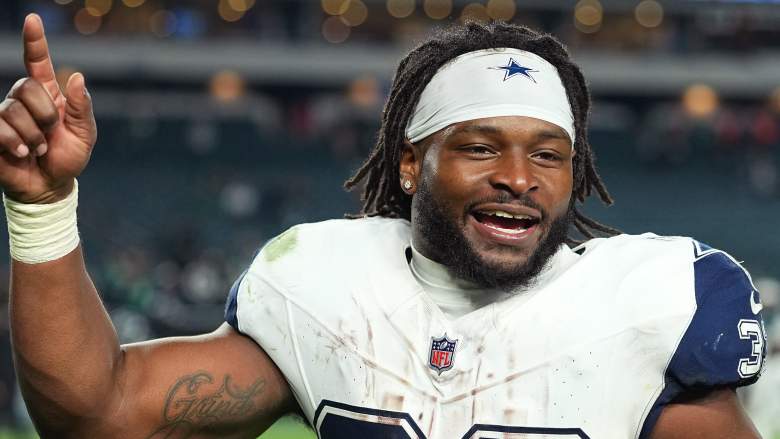 Javonte Williams #33 of the Dallas Cowboys
