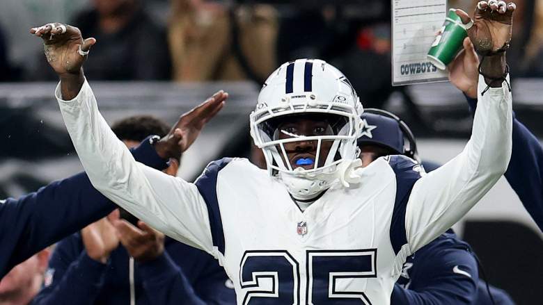 Joey Porter Jr. #25 of the Dallas Cowboys