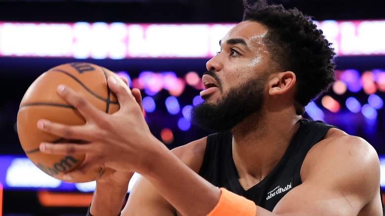 Karl-Anthony Towns #32 of the New York Knicks