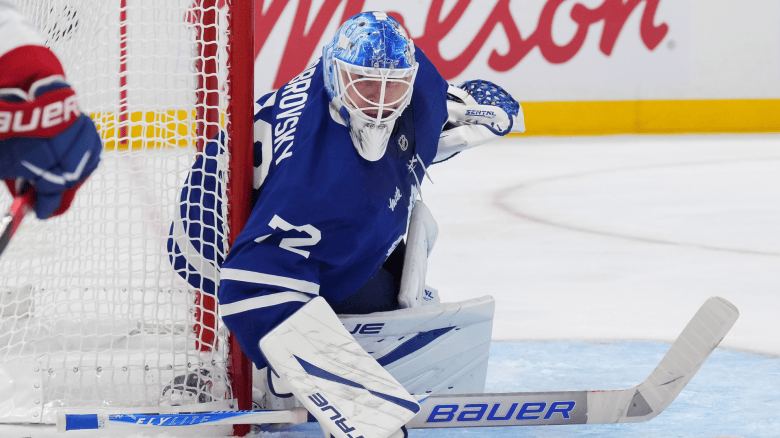 Maple Leafs Goaltender Sergei Bobrovsky