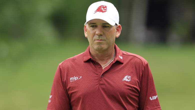 Sergio Garcia of LIV Golf's Fireballs GC during LIV Golf Indianapolis on August 20, 2026.