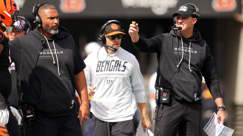 Zac Taylor on Bengals sideline