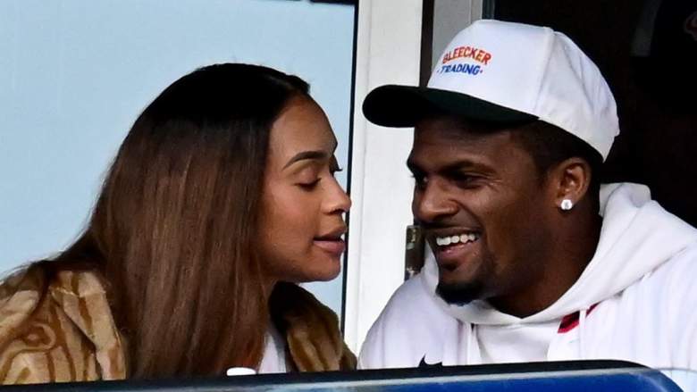 Deshaun Watson of the Cleveland Browns and wife, Jilly Anais.