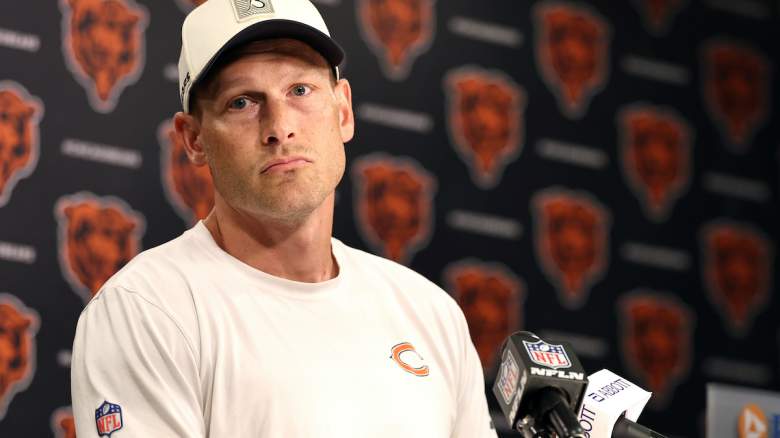 Head coach Ben Johnson of the Chicago Bears speaks