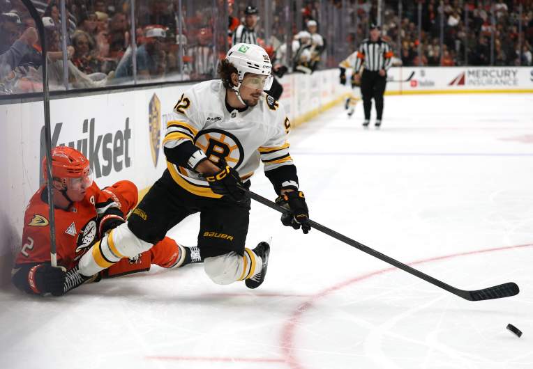 Boston Bruins v Anaheim Ducks