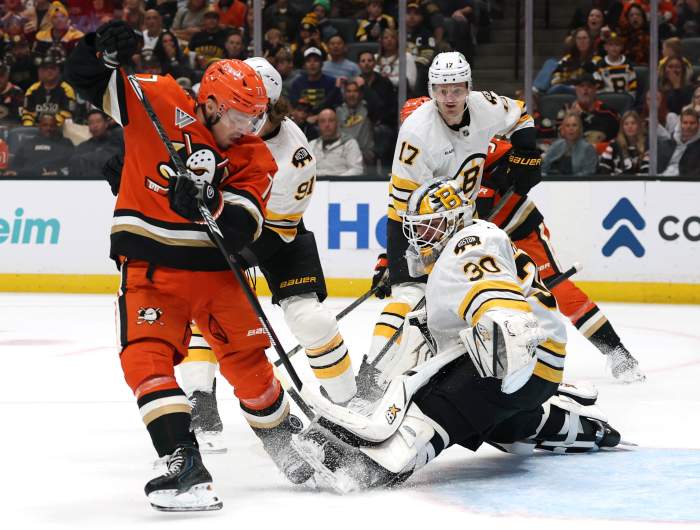 Boston Bruins v Anaheim Ducks