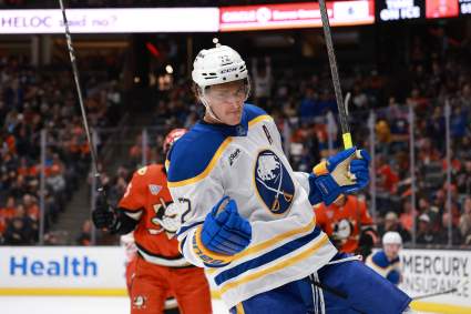 Sabres Star Reaches Rare Franchise Milestone in Win Over Ducks